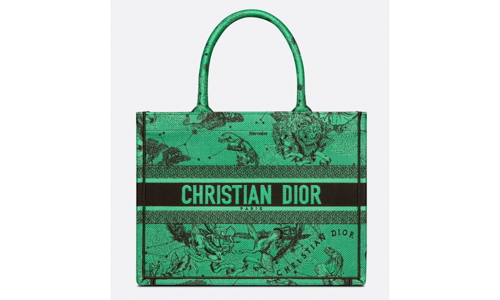 DIOR BOOK TOTE mid green